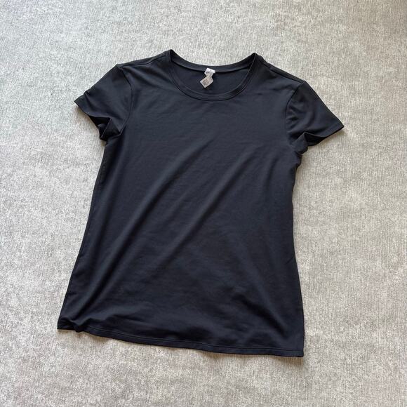 ALO Yoga Tops - Alo Yoga Black Short Sleeve Finesse Top